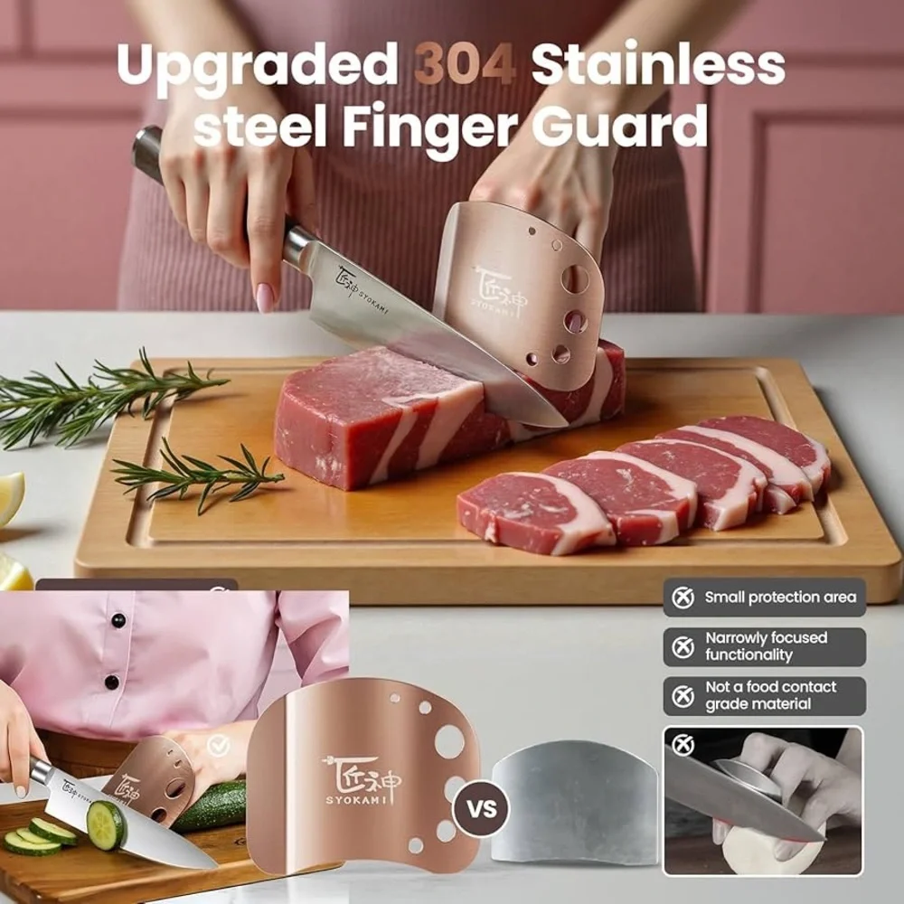 2pc Stainless Finger Guard Set